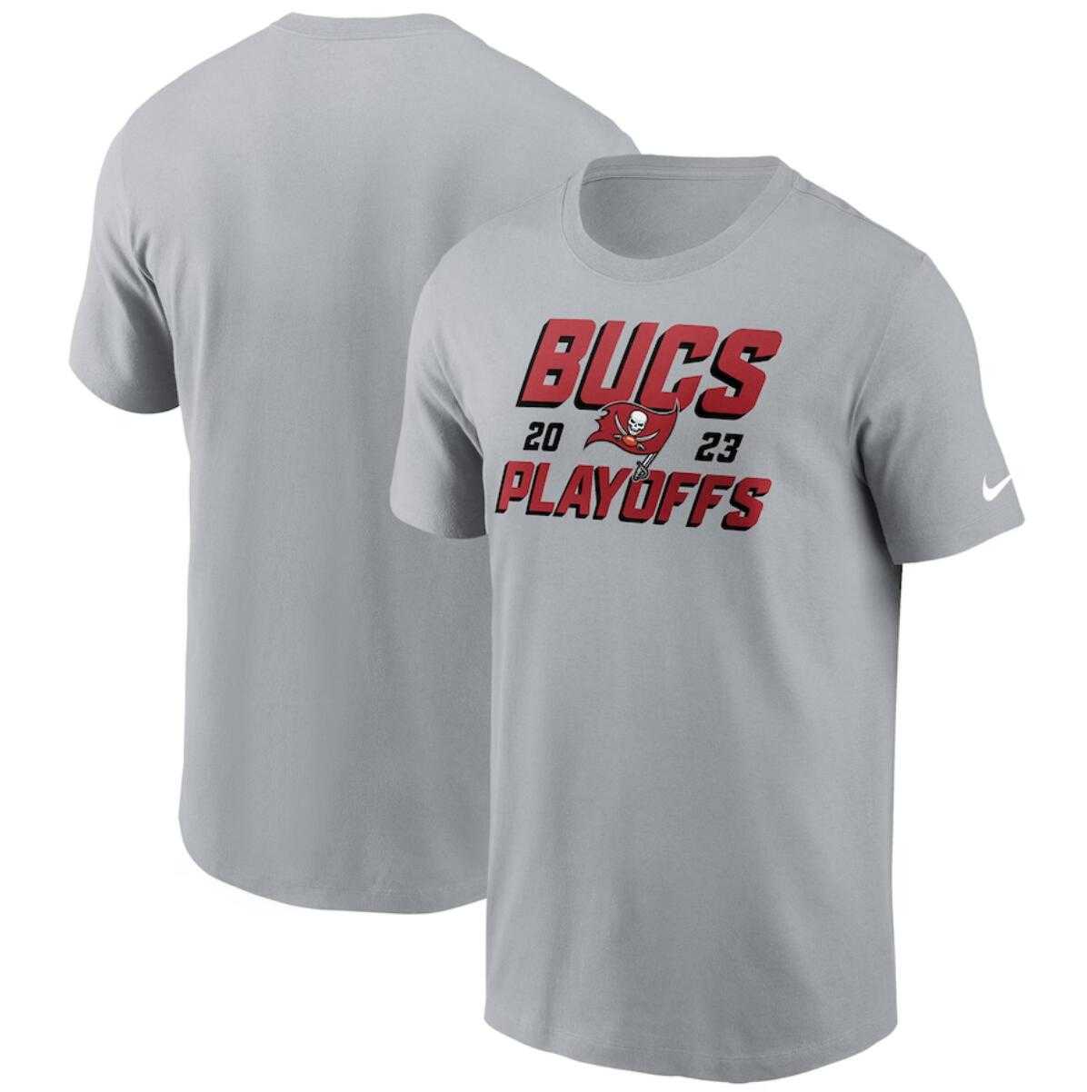 Men's Tampa Bay Buccaneers Gray 2023 Playoffs Iconic T-Shirt,We sell and wholesale Men's Tampa Bay Buccaneers Gray 2023 Playoffs Iconic T-Shirt on line form chian!